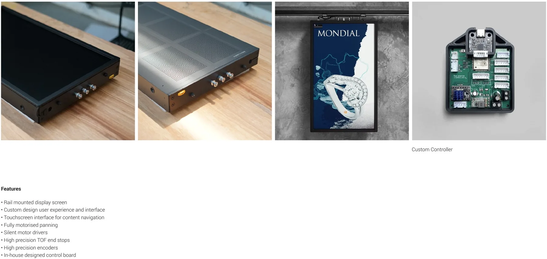 Custom rail controller hardware